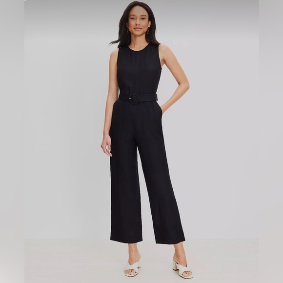 LOFT Pants - 🖤LOFT Sleek Stylish Versatile Linen Jumpsuit with Belt